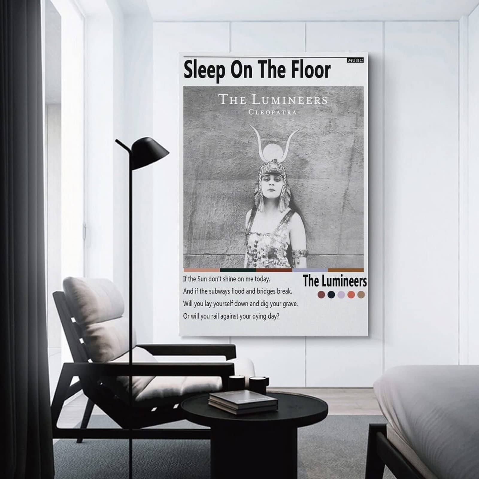 ポスター Sleep The Lumineers Sleep On The Floor Canvas Poster Wall Art